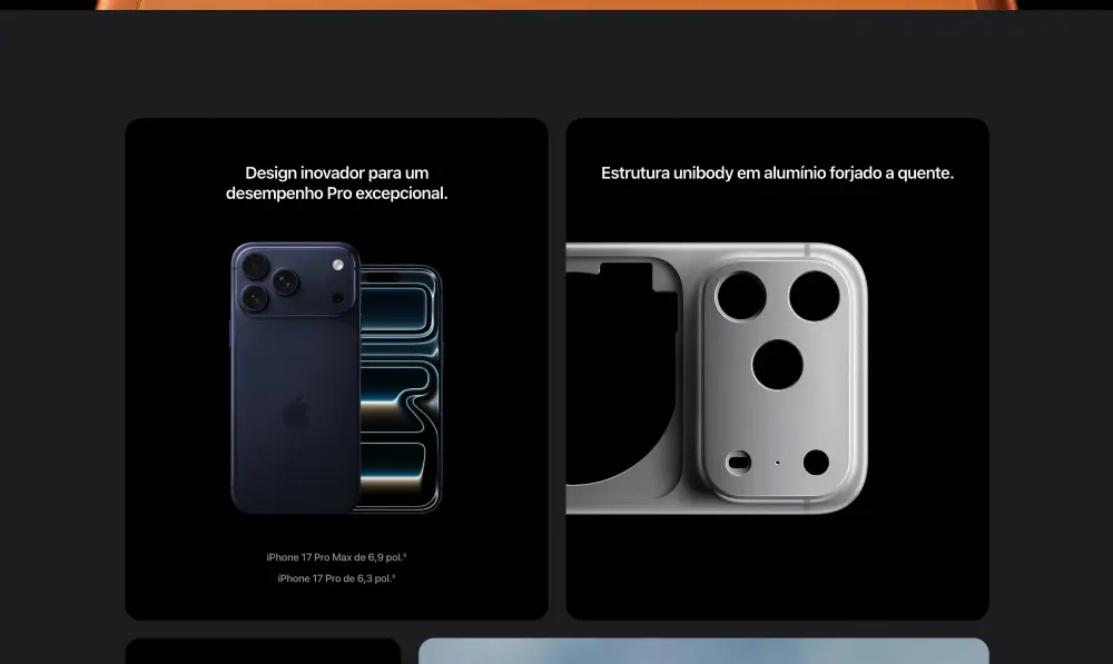 Detalhe do iPhone 17 Pro Max 2