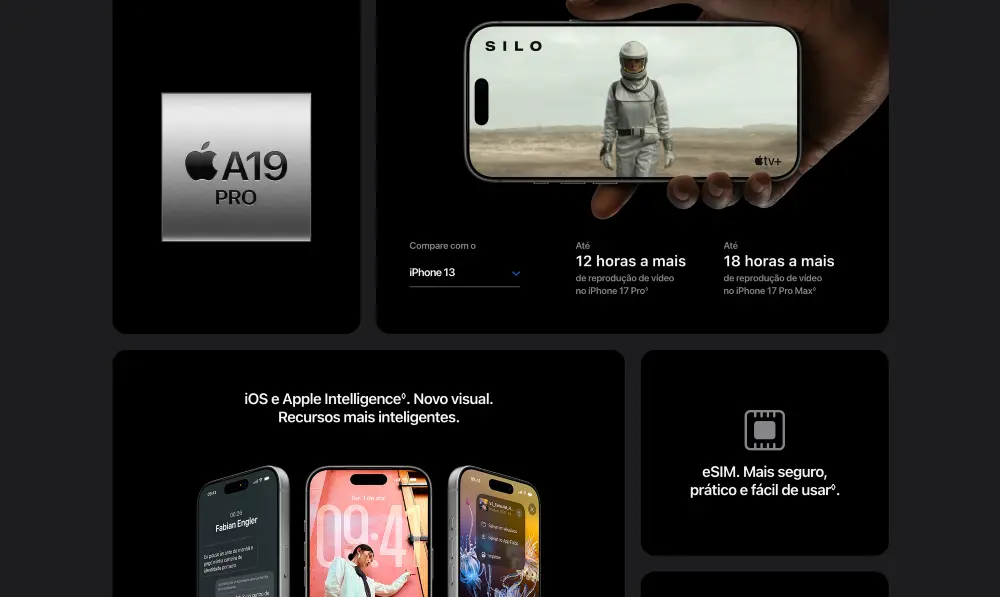 Detalhe do iPhone 17 Pro Max 4